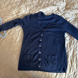 Gap large cardigan light button down sweater